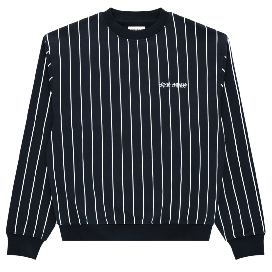 Arbor Antwerp Vertical Lines Sweater Navy