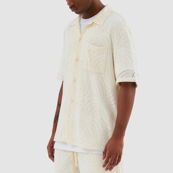 Arte Antwerp Stan Croche Overhemd Beige