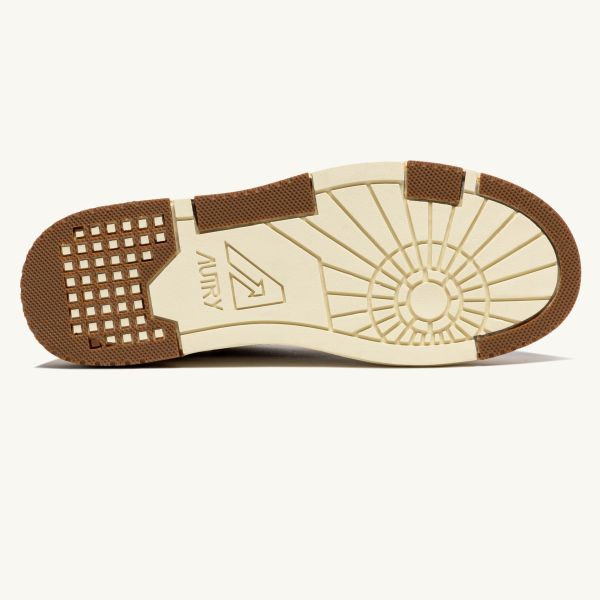 Autry CLC Low Sneaker Wit/Bruin