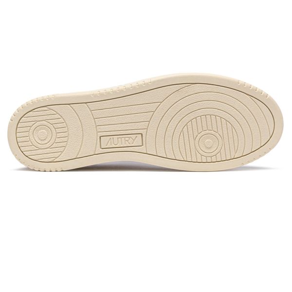 Autry Medalist Low Sneaker Off White/Bruin/Oranje