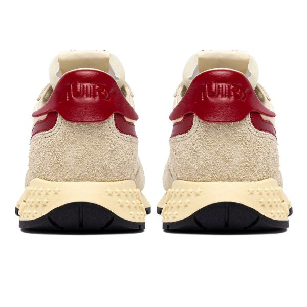 Autry Reelwind Low Sneaker Off White/Rood