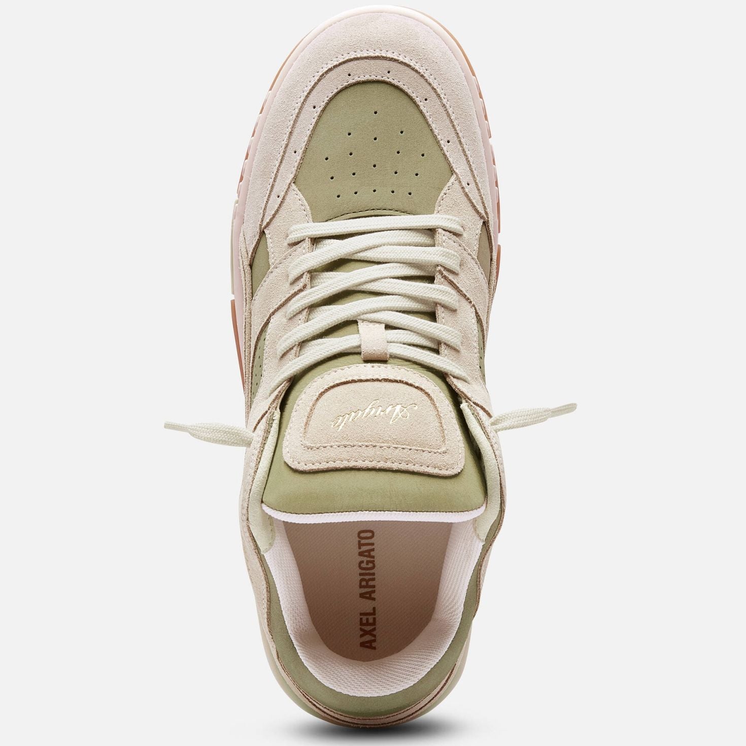Axel Arigato Area Lo Sneaker Beige/Groen