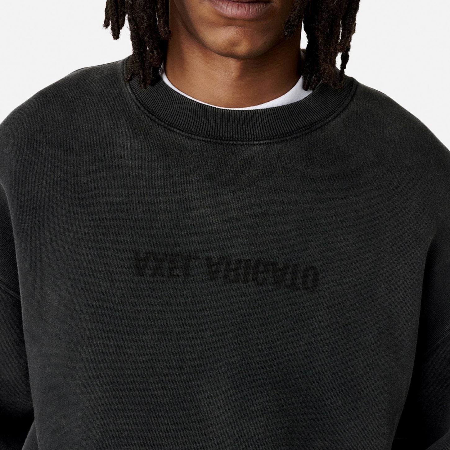 Axel Arigato Distort Washed Sweater Zwart