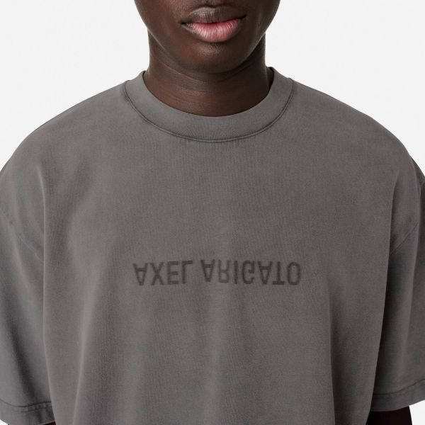 Axel Arigato Distort Washed T-shirt Antraciet