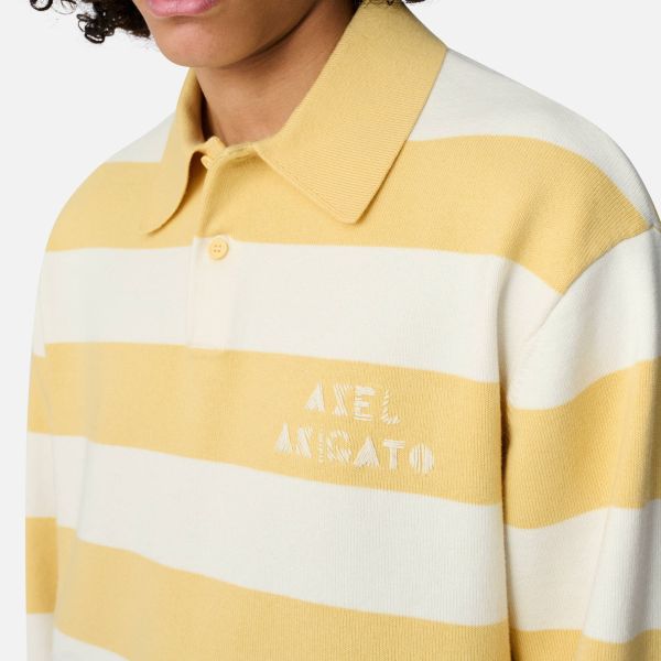 Axel Arigato Frey Polo Sweater Geel/Off White