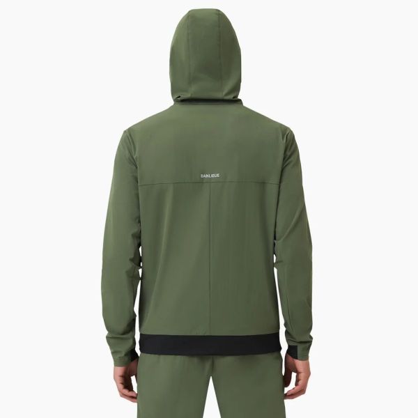 Banlieue B+ Performance Tracktop Hooded Top Groen