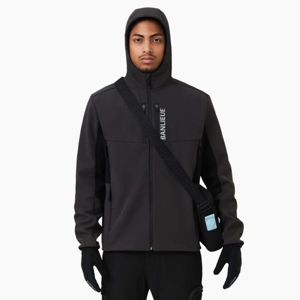 Banlieue B+ Tactical Softshell Jack Antraciet