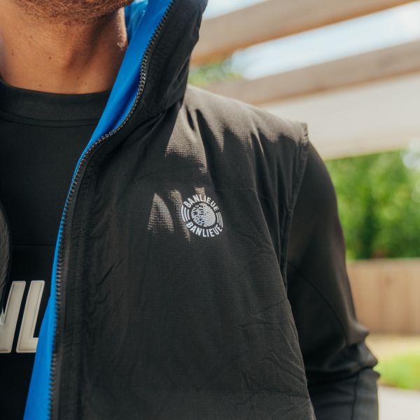banlieue reversible bodywarmer blauw 3