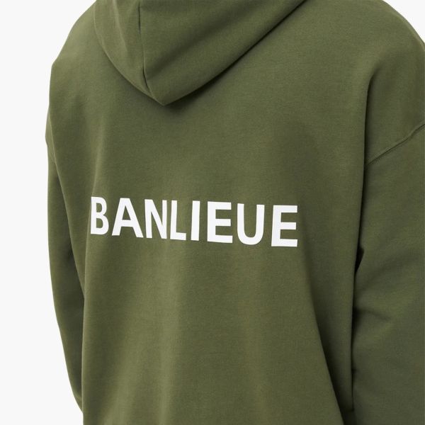 Banlieue Script Hoodie Groen