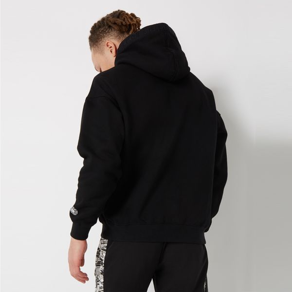 Banlieue Strap Hoodie Zwart