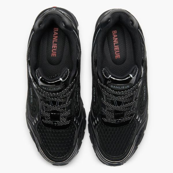 Banlieue The Runner + Prada Sneaker Zwart