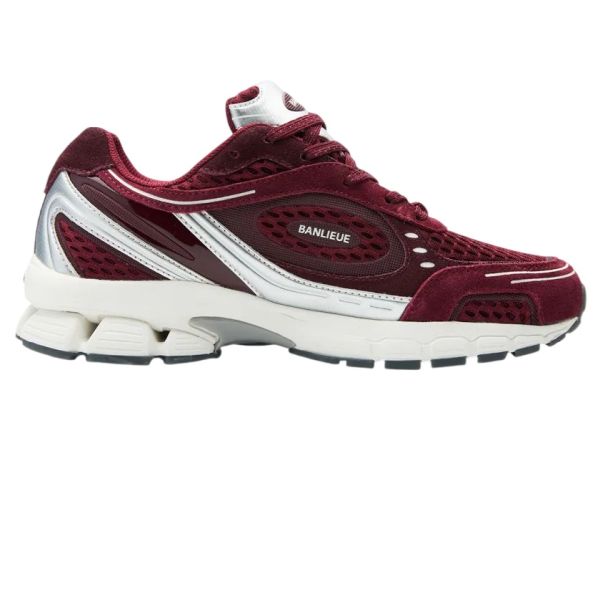 Banlieue The Runner + Suede Sneaker Bordeaux