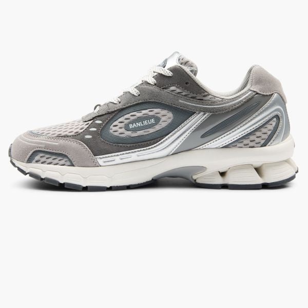Banlieue The Runner + Suede Sneaker Grijs