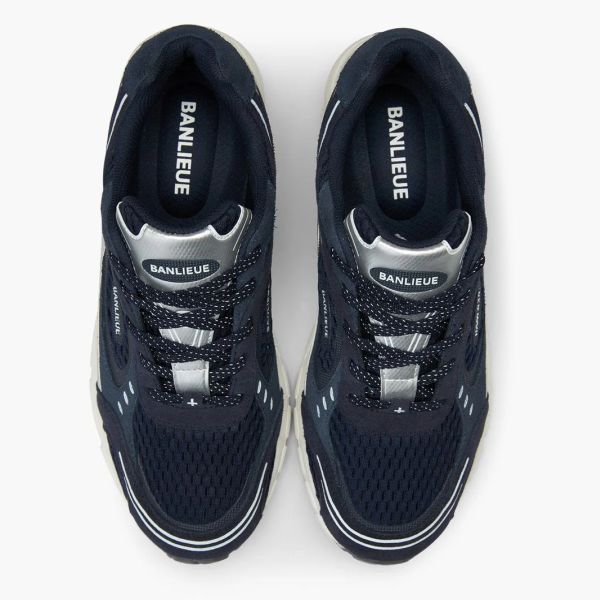 Banlieue The Runner + Suede Sneaker Navy