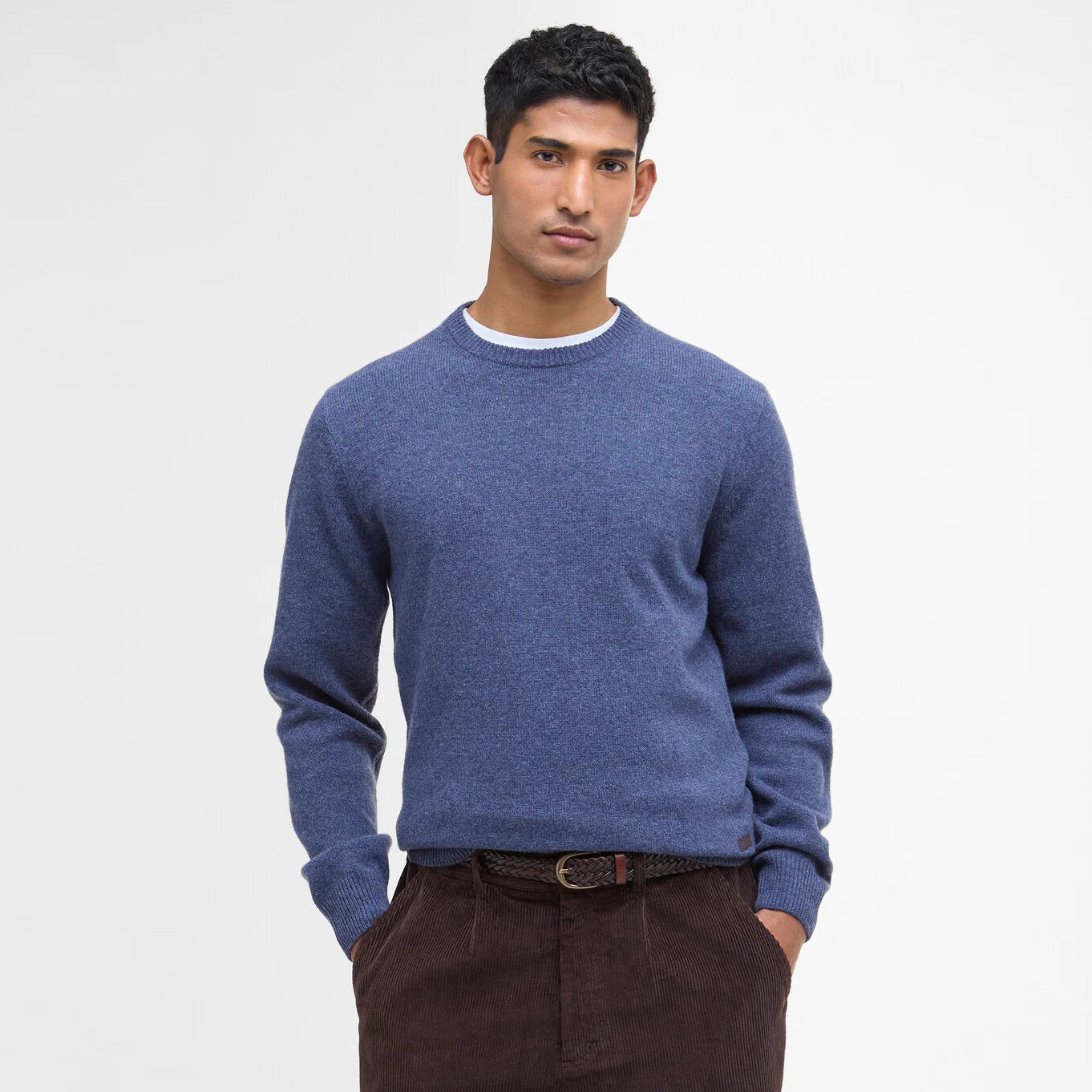Barbour Essential Patch Sweater Donker Blauw