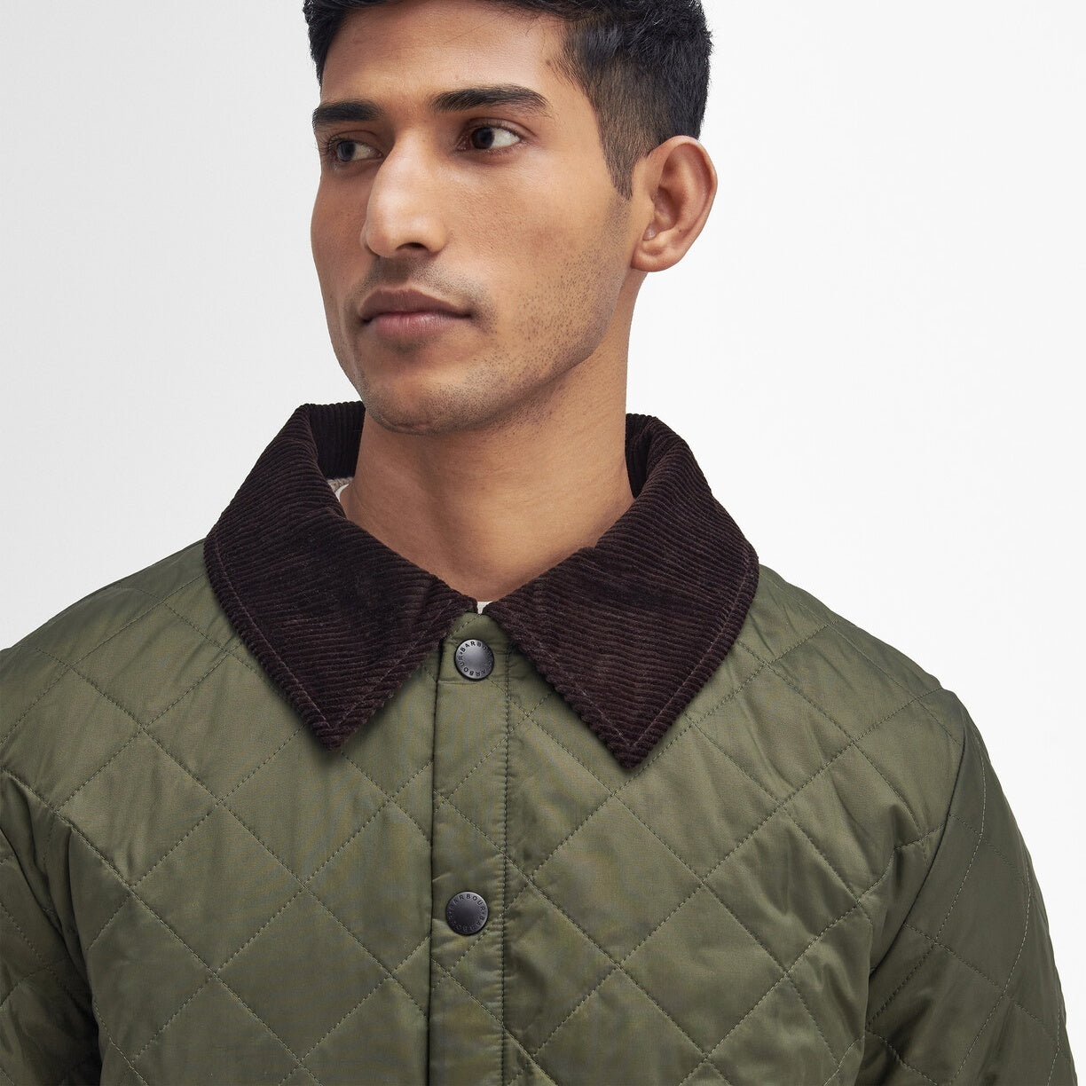 Barbour Heritage Liddesdale Quilted Jas Donker Groen