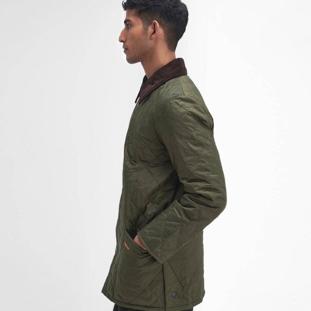 Barbour Heritage Liddesdale Quilted Jas Donker Groen