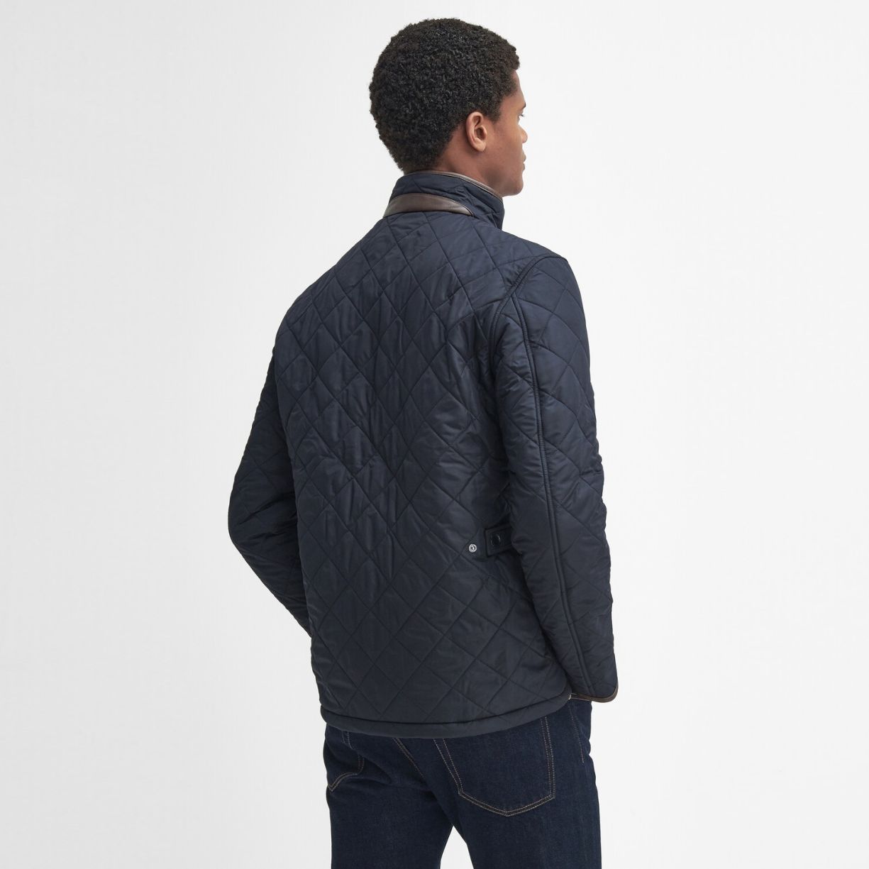 Barbour Powell Quilted Jas Navy
