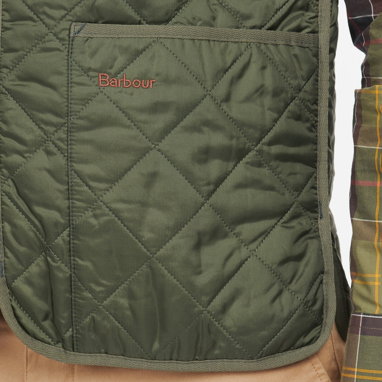 Barbour Quilted Bodywarmer Donker Groen