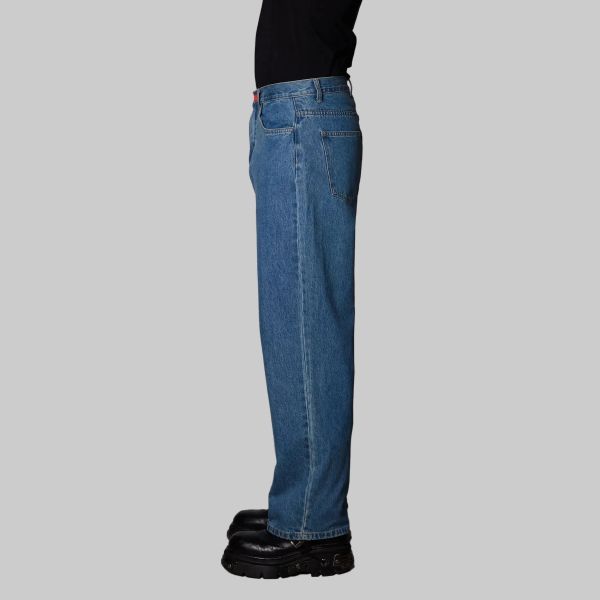 BeWider Super Loose Jeans Blauw