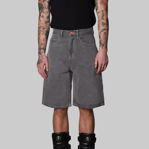 BeWider Super Loose Korte Broek Grijs