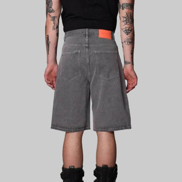 BeWider Super Loose Korte Broek Grijs