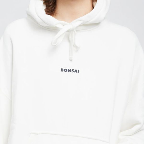 Bonsai Box Logo Classic Hoodie Wit