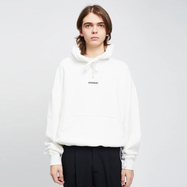 Bonsai Box Logo Classic Hoodie Wit