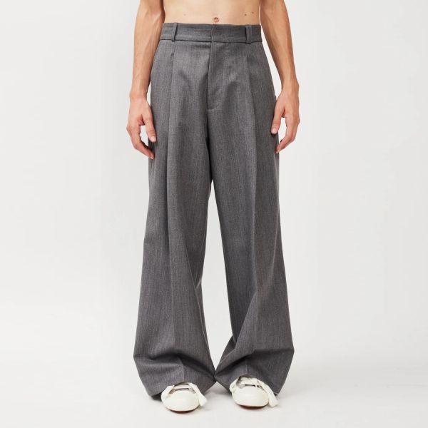 Bonsai Super Loose Broek Grijs