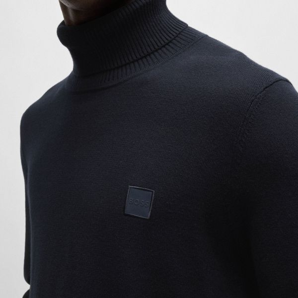 Boss Akiro Turtle Neck Sweater Navy