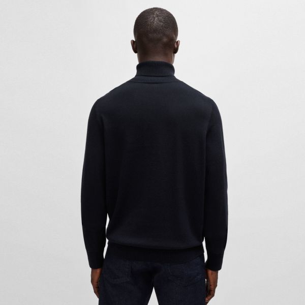 Boss Akiro Turtle Neck Sweater Navy