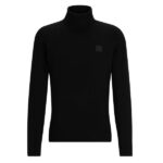 Boss Akiro Turtle Neck Sweater Zwart
