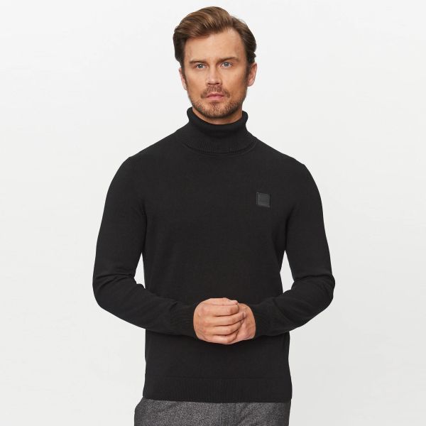 Boss Akiro Turtle Neck Sweater Zwart