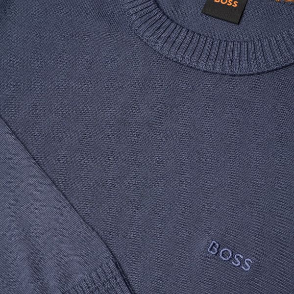 Boss Avac Pullover Sweater Donker Blauw