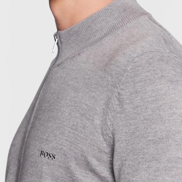 Boss Balonso Knit Vest Grijs