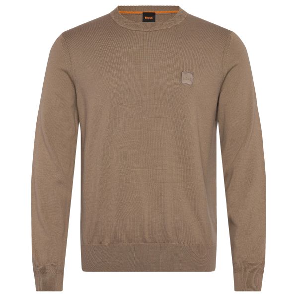 Boss Kanovano Sweater Donker Groen/Beige