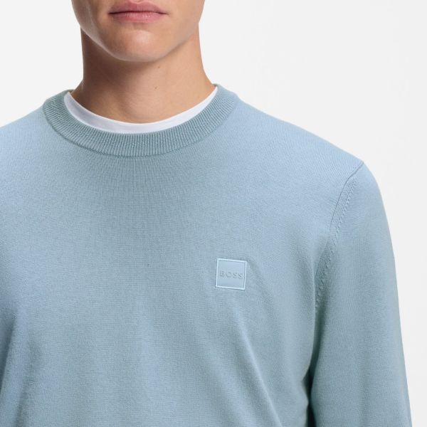 Boss Kanovano Sweater Licht Blauw
