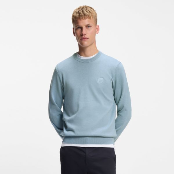 Boss Kanovano Sweater Licht Blauw