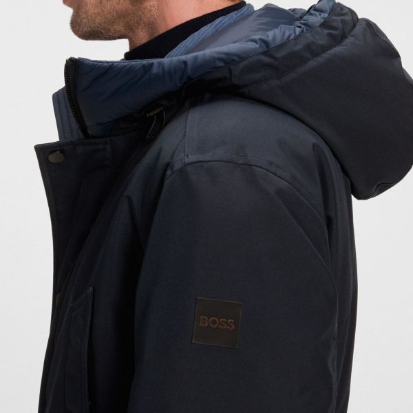 Boss Osiass Parka Navy