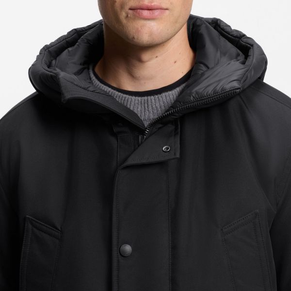 Boss Osiass Parka Zwart