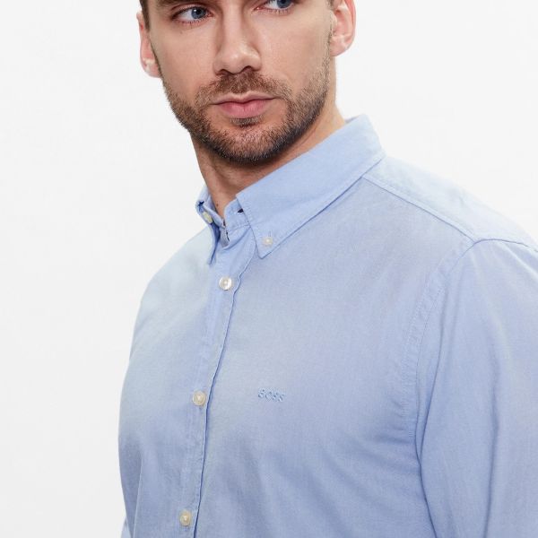 Boss Rickert Overhemd Blauw