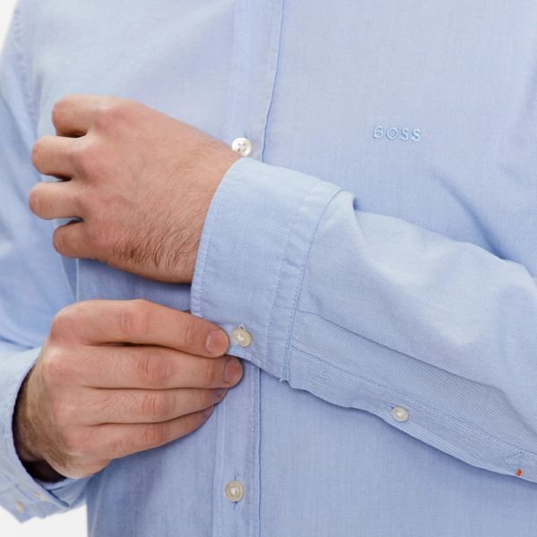 Boss Rickert Overhemd Blauw