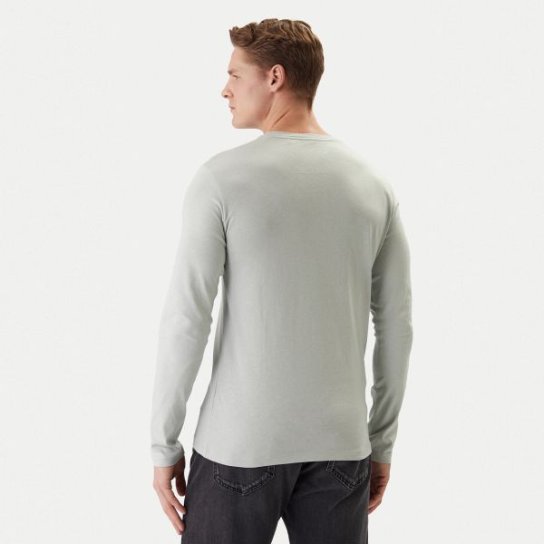 Boss Tacks Longsleeve T-shirt Grijs