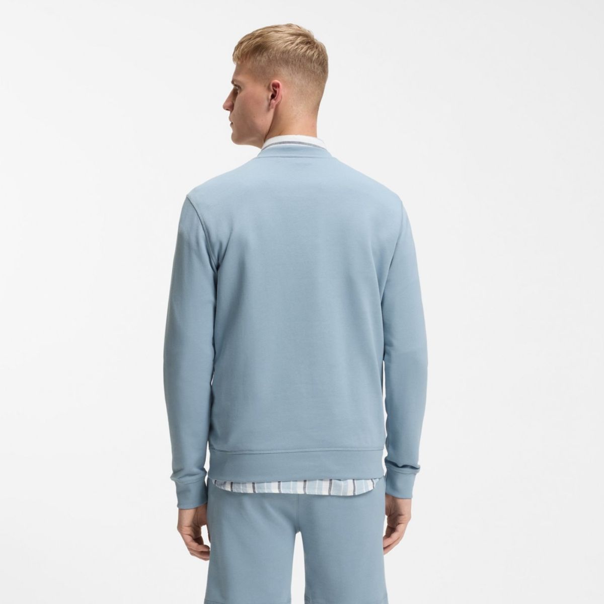 Boss Westart Sweater Licht Blauw