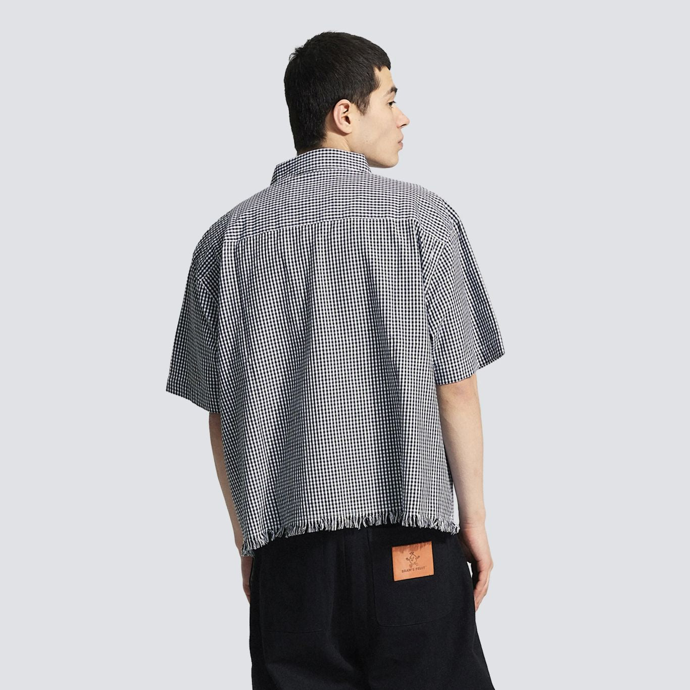 Bram's Fruit Distressed Farmer's Overhemd Zwart