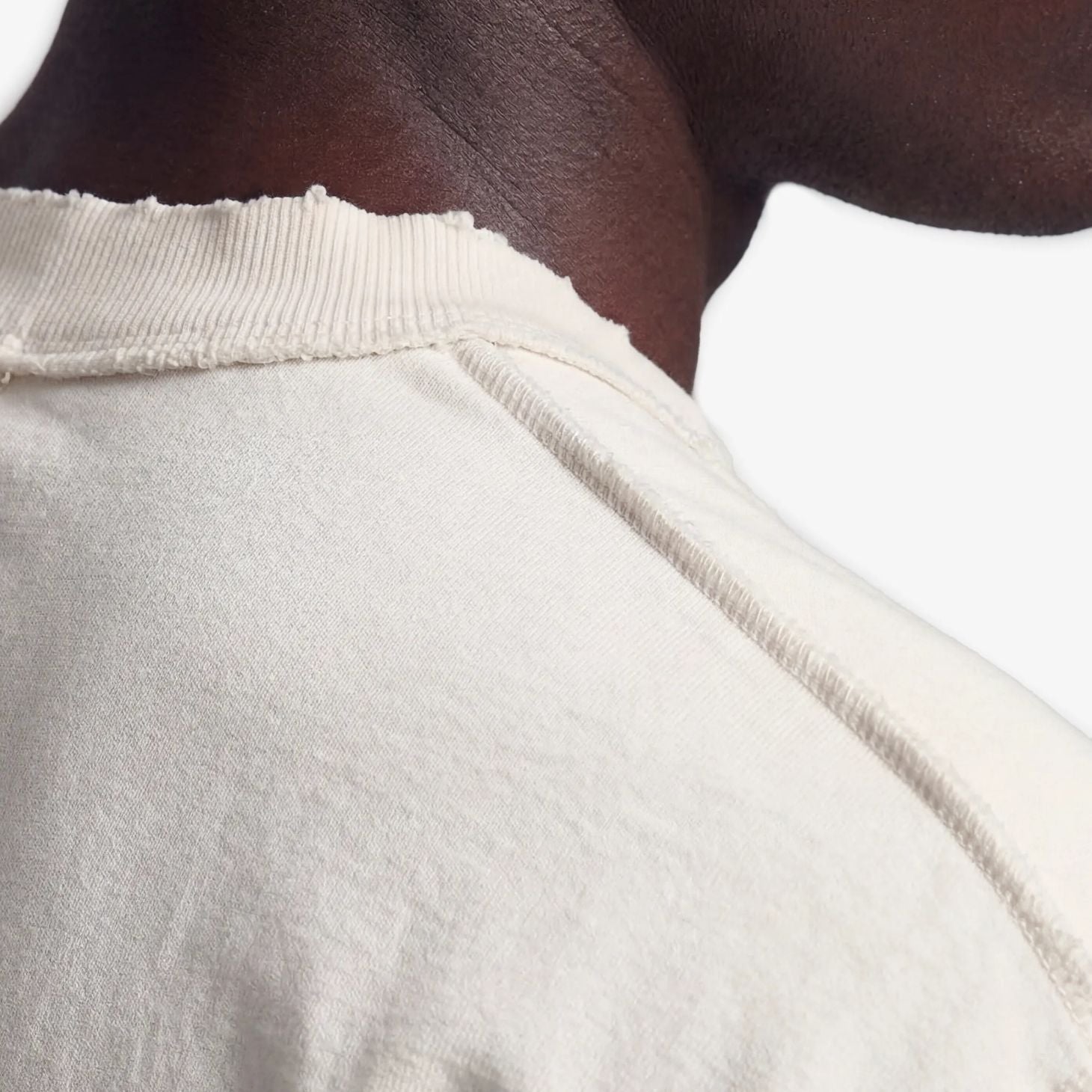Bram’s Fruit Distressed Leaf Longsleeve T-shirt Off White