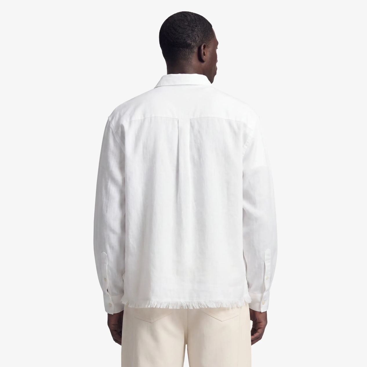 Bram's Fruit Distressed Linen Overhemd Wit