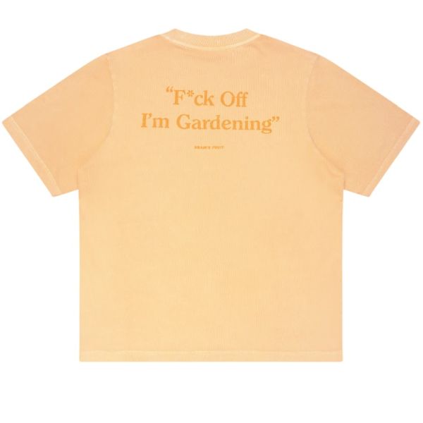 Bram’s Fruit Gardening Distressed T-shirt Oranje