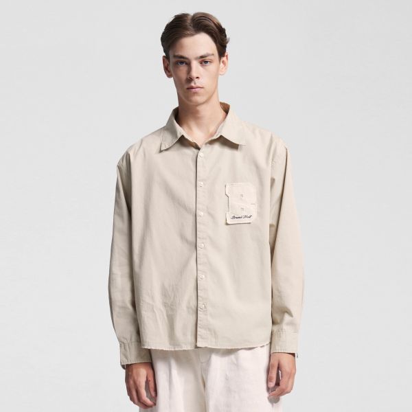 Bram's Fruit Varsity Overhemd Beige