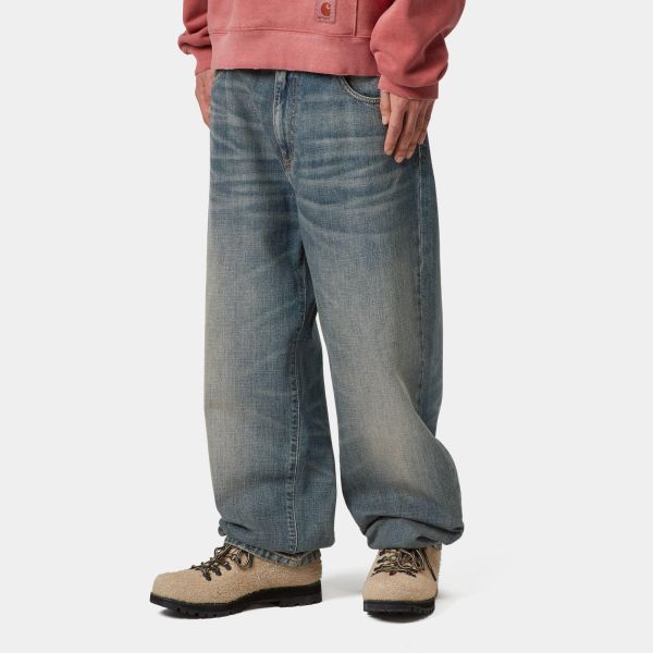 Carhartt WIP Aaron Jeans Donker Blauw